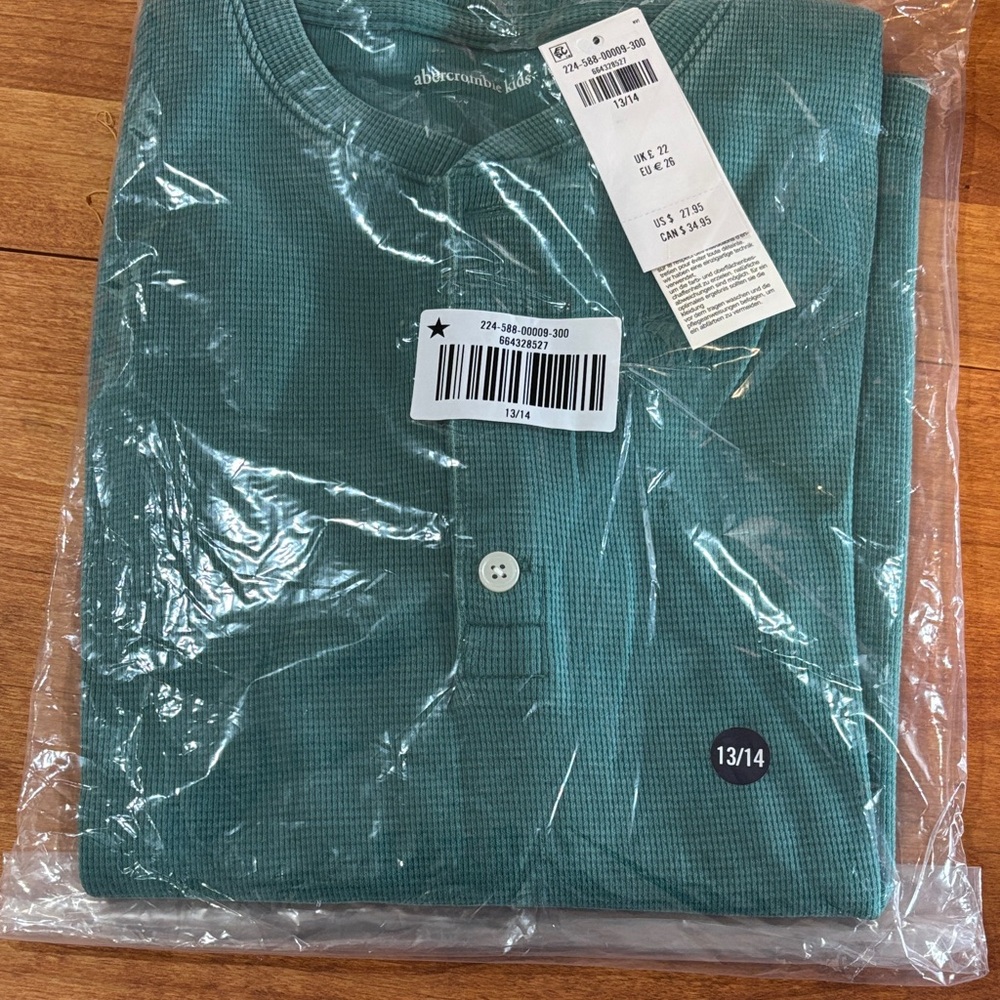 Abercrombie & Fitch Green Boy’s Shirt 13/14